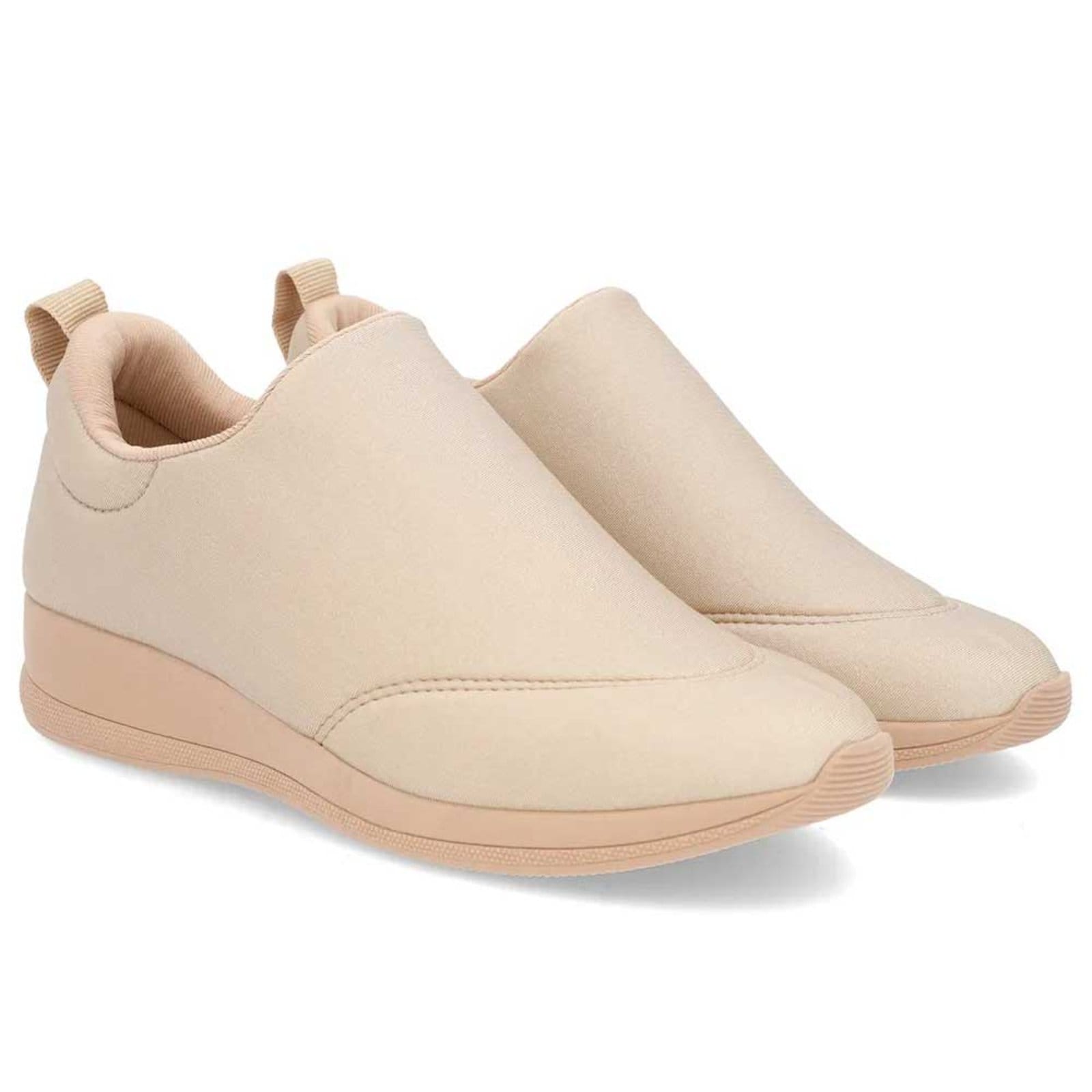 Vista 2 Tênis Casual Feminino Elastano Blush Usaflex AJ1204 Usaflex branco