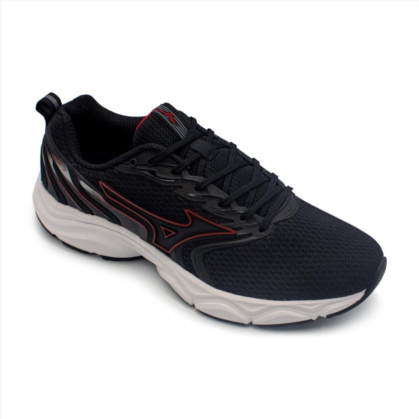Vista 2 Tênis Mizuno Masculino Jet 7 Corrida Mizuno preto
