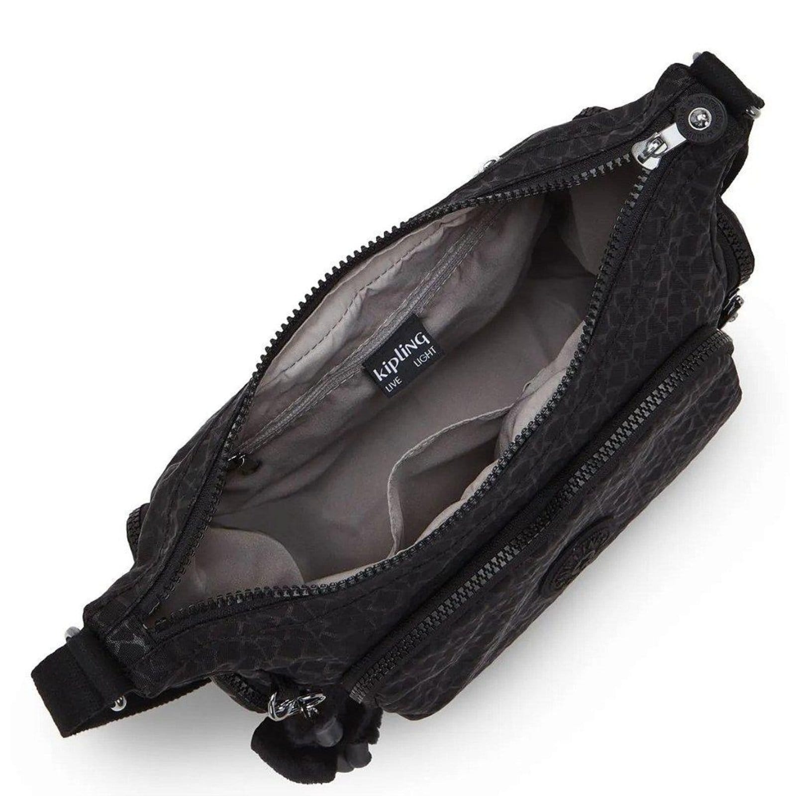 Vista 2 Bolsa Kipling Gabb S Signature Emb Kipling preto