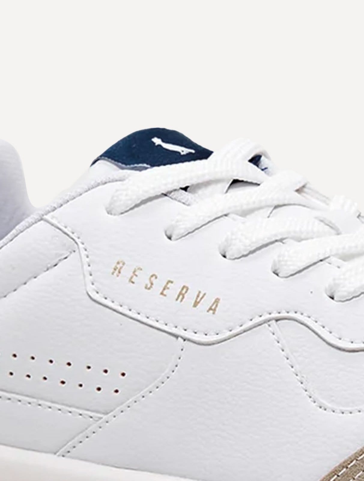 Vista 2 Tênis Reserva Masculino Troy Khaki Branco Reserva branco khaki