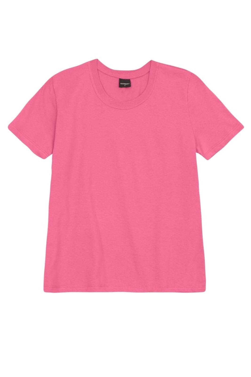 Vista 2 Blusa Feminina Em Malha Essendi Claro Essendi rosa