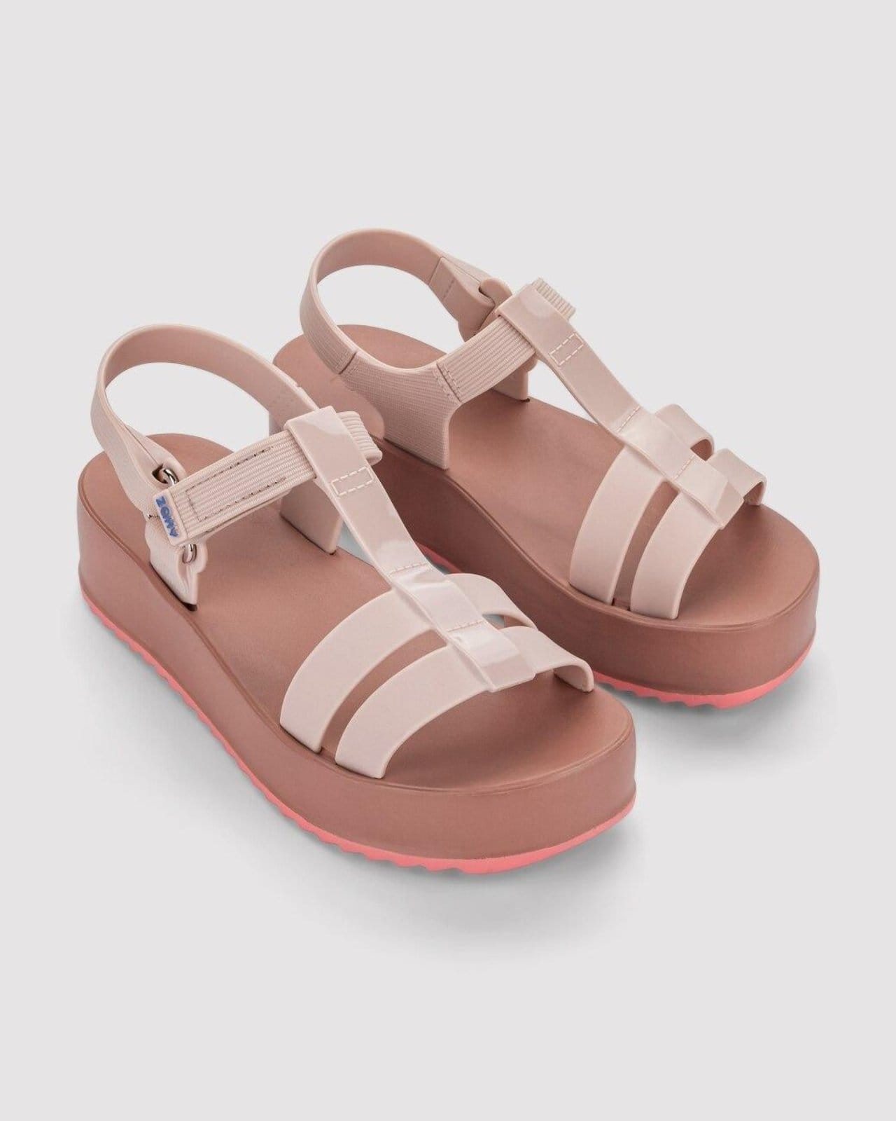 Vista 2 Sandália Feminina Zaxy New Up Zaxy nude