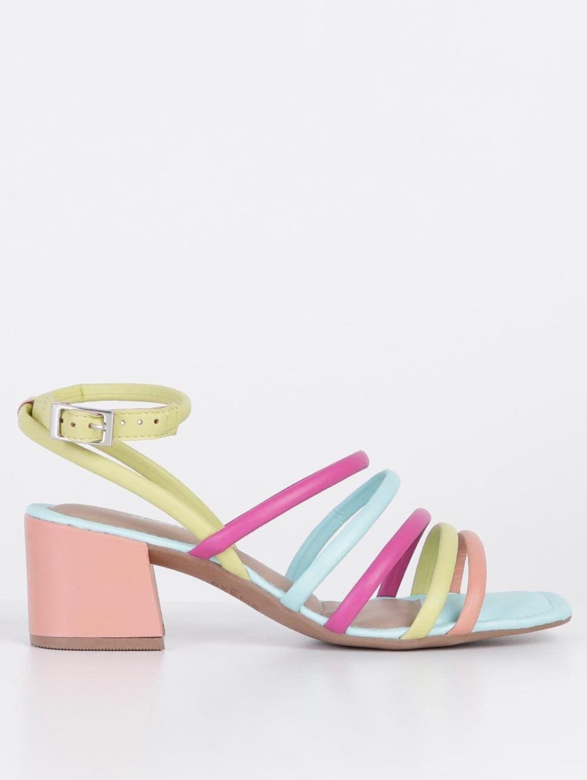 Vista 2 Sandália de Salto Dakota Feminina Dakota multicolorido