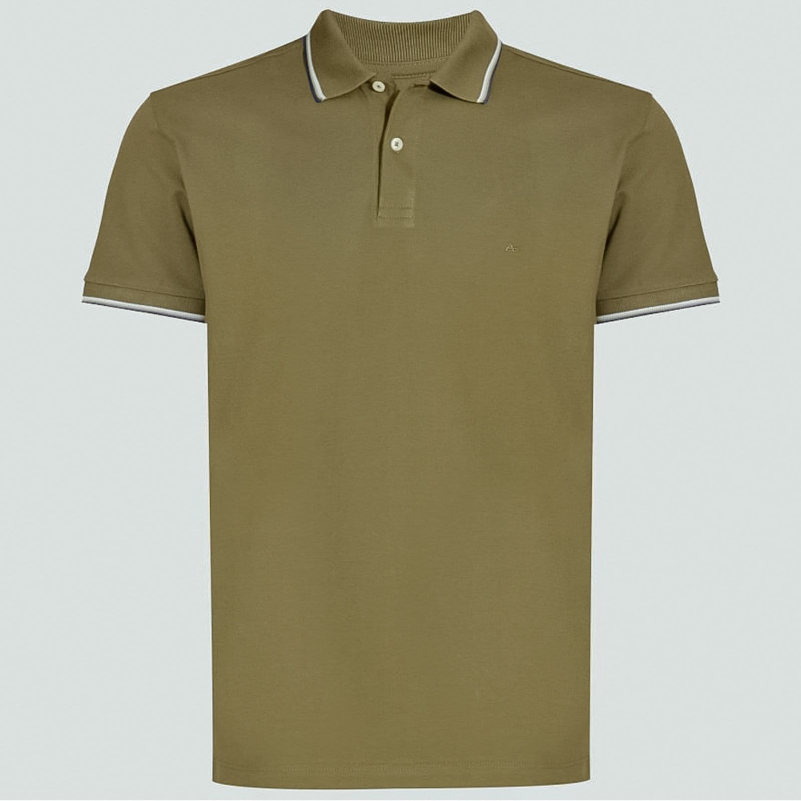 Vista principal Camisa Polo Aramis Basic 4 Frisos Masculino Aramis verde