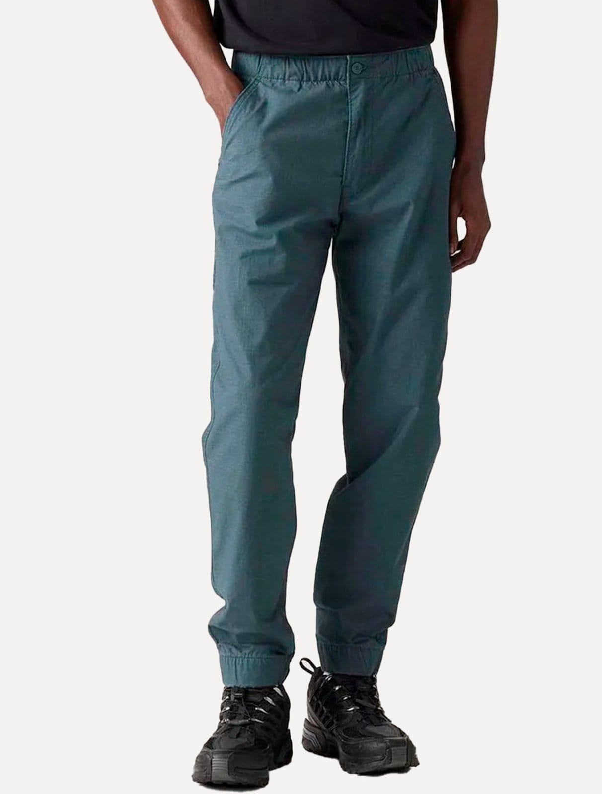 Vista principal Calça Levis Jeans Masculina XX Chino Jogger Escuro Levis cinza