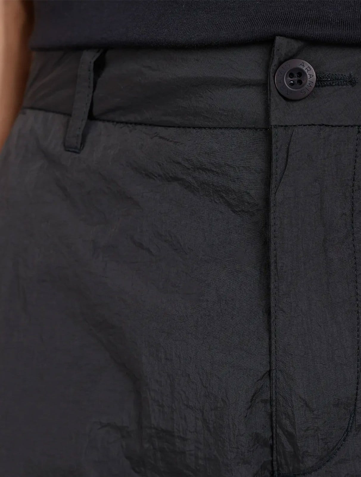 Vista 2 Bermuda Aramis Masculina Cargo Tec Black Preta Aramis preto black