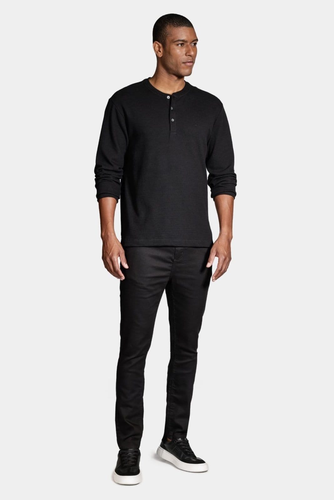 Vista 2 Camiseta Aramis Manga Longa Portuguesa Quadrile Aramis preto