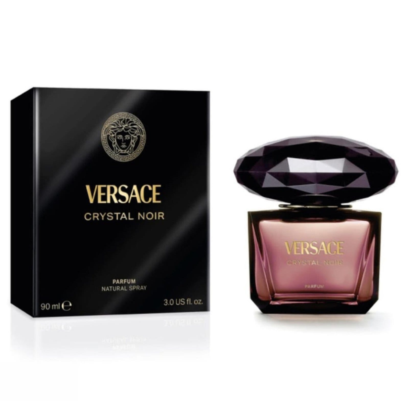 Vista 2 Versace Crystal Noir Parfum - Perfume Feminino Versace unico noir