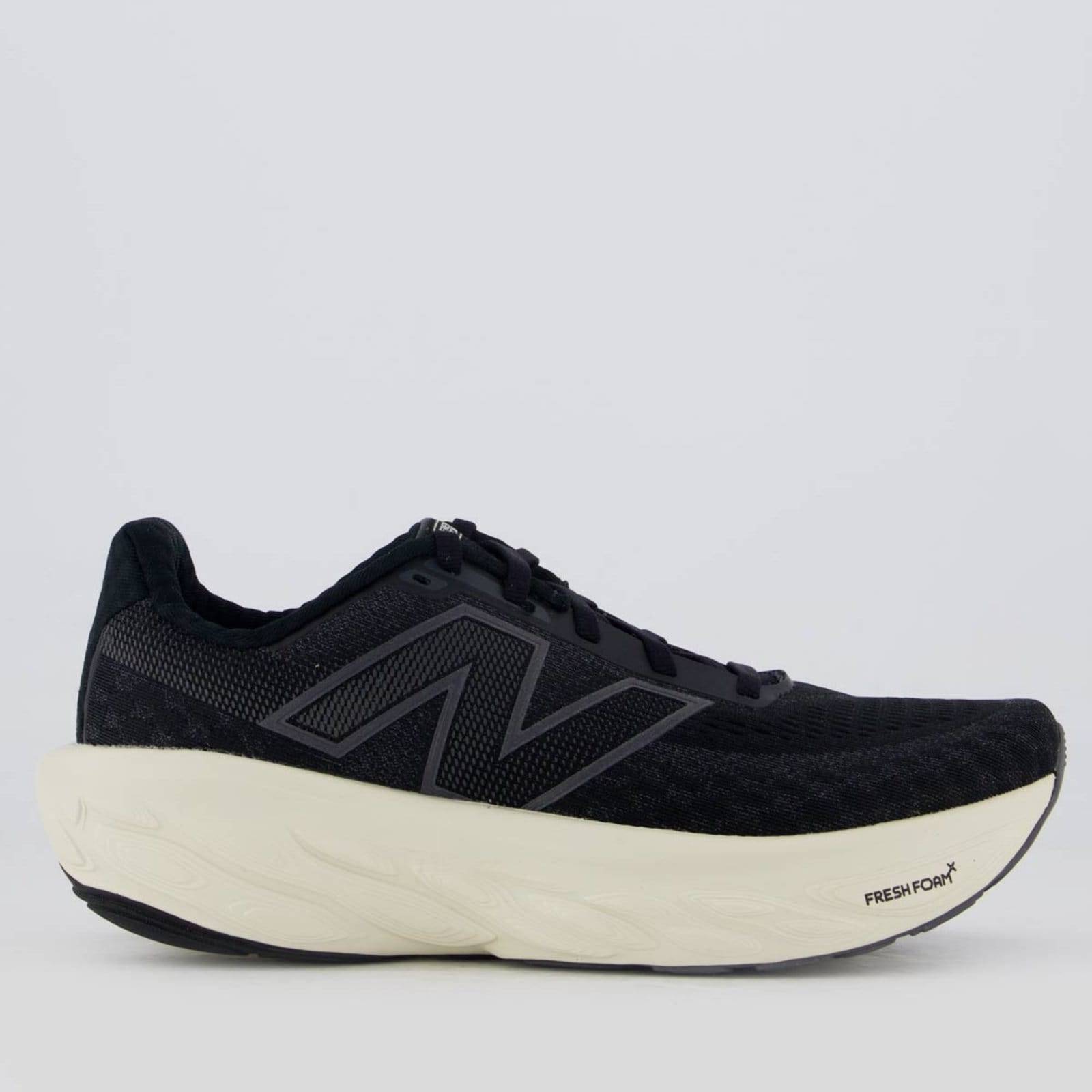 Vista principal Tênis New Balance Fresh Foam X 1080 V14 Feminino e Bege New Balance preto