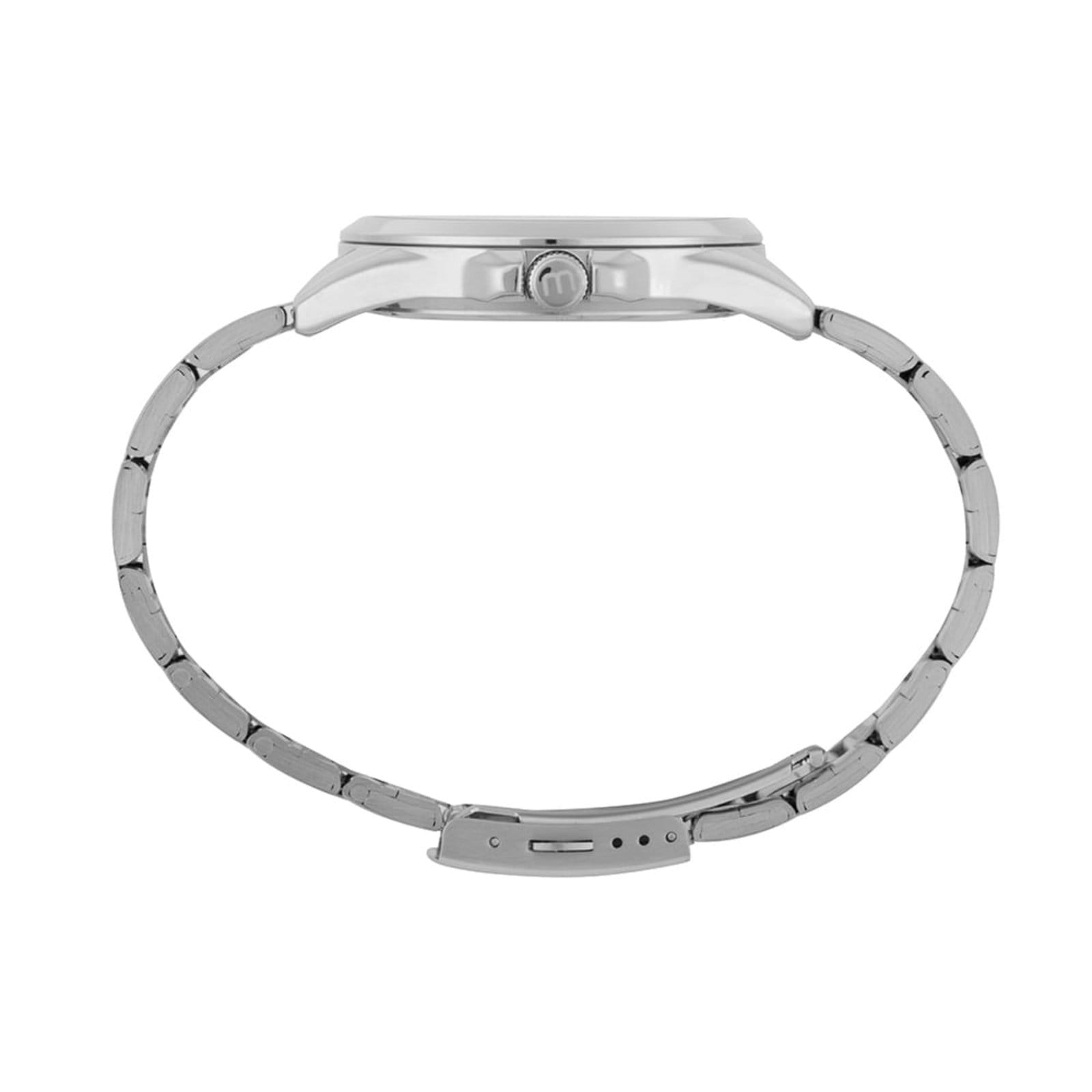 Vista 2 Relógio Masculino Mondaine Prata Aço Mostrador Azul Mondaine prata azul