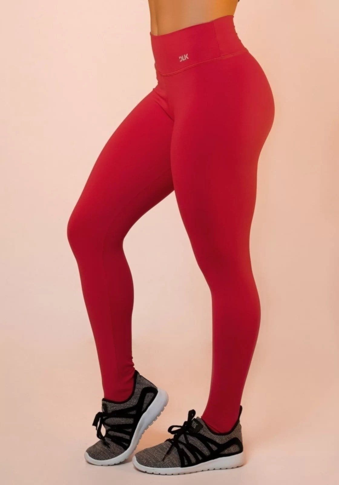 Vista principal Calça Legging D Bell Outlet Fashion Academia Fitness D BELL OUTLET FASHION vermelho