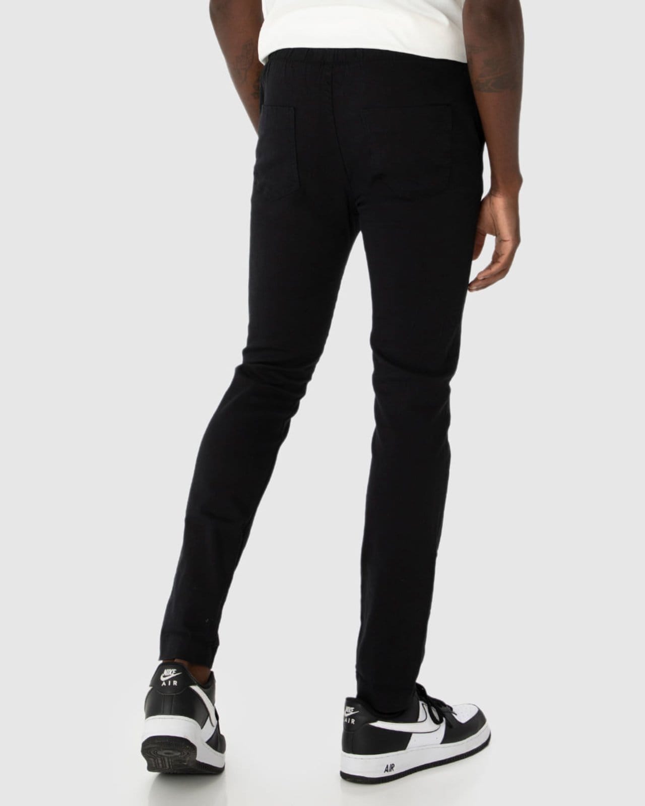 Vista 2 Calça Chino Masculina Cadarço Frontal Em Sarja Com Elastano Malwee verde