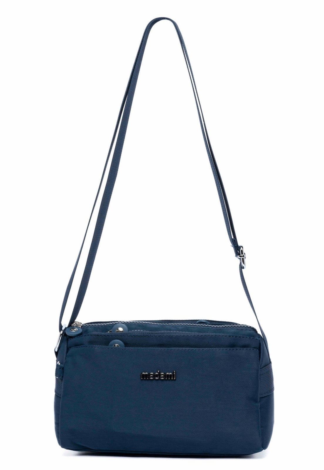 Vista principal Bolsa transversal feminina Bolsa Bag Passeio Madami azul