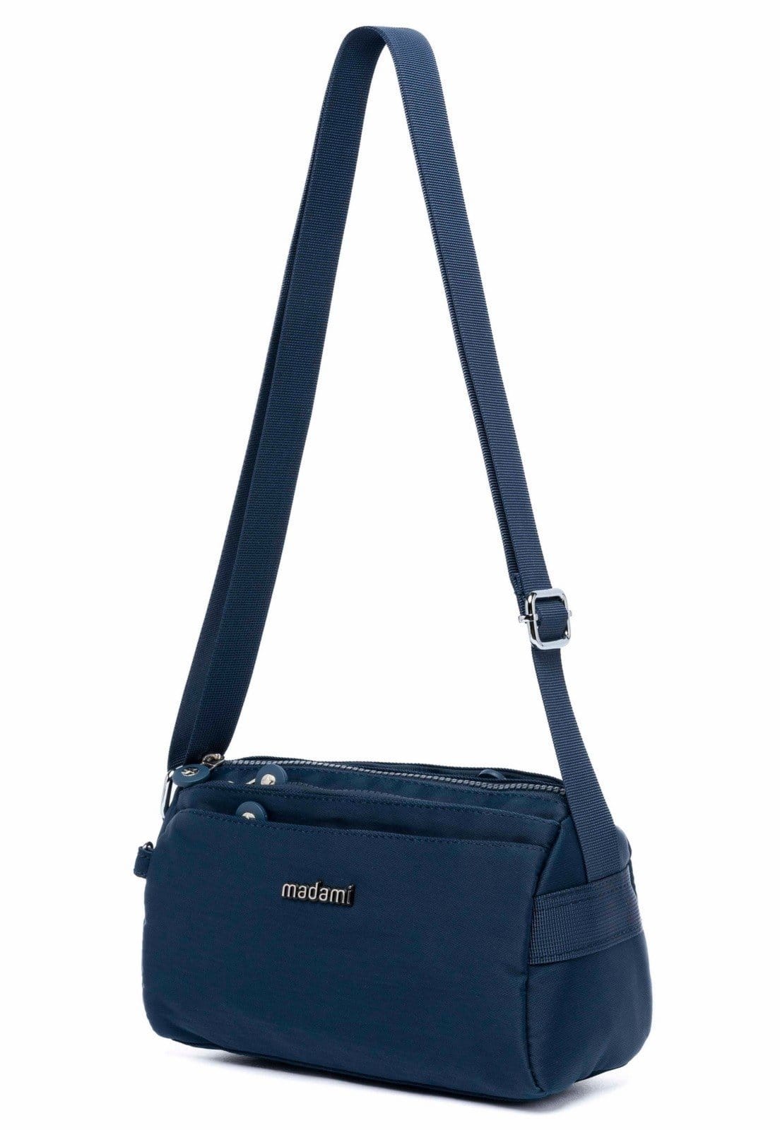 Vista 2 Bolsa transversal feminina Bolsa Bag Passeio Madami azul