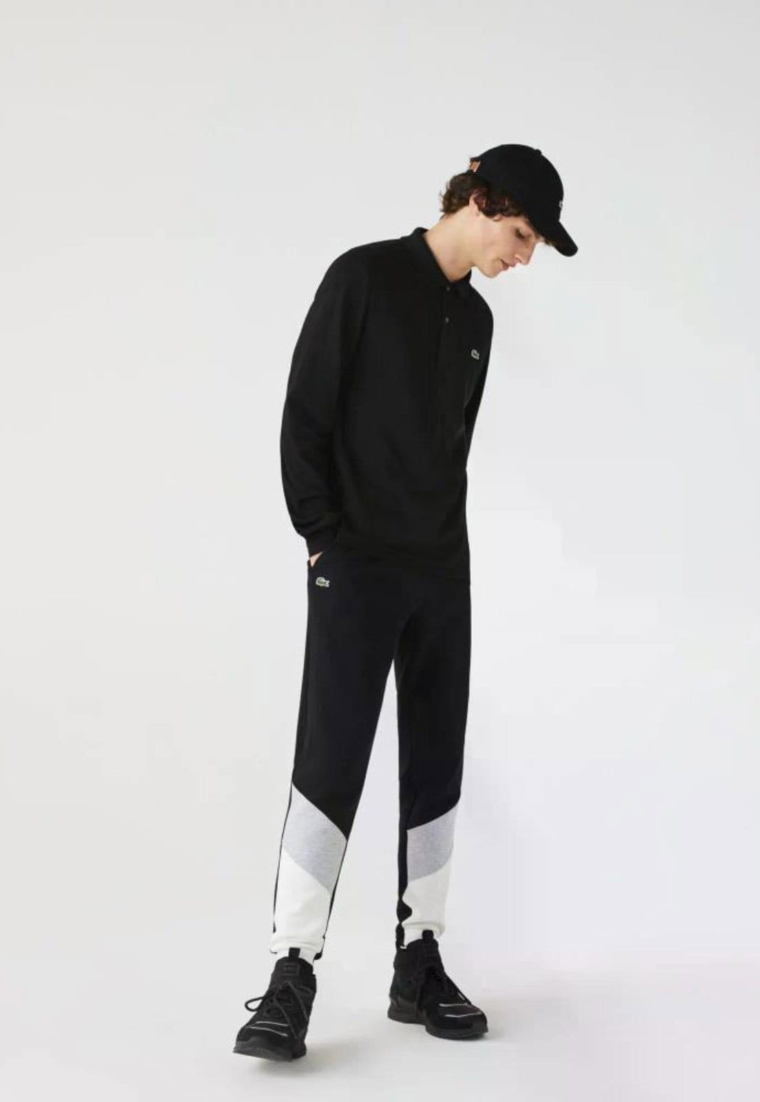 Vista 2 Polo Lacoste Lacoste L.12.12 de mangas longas Lacoste vinho