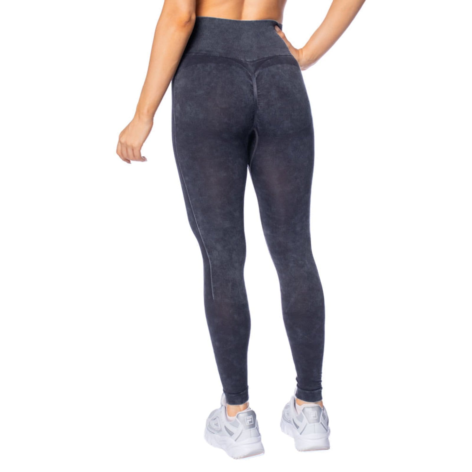 Vista 2 Legging Feminina Sea Surf Empina Bumbum Cintura Alta Sea Surf preto