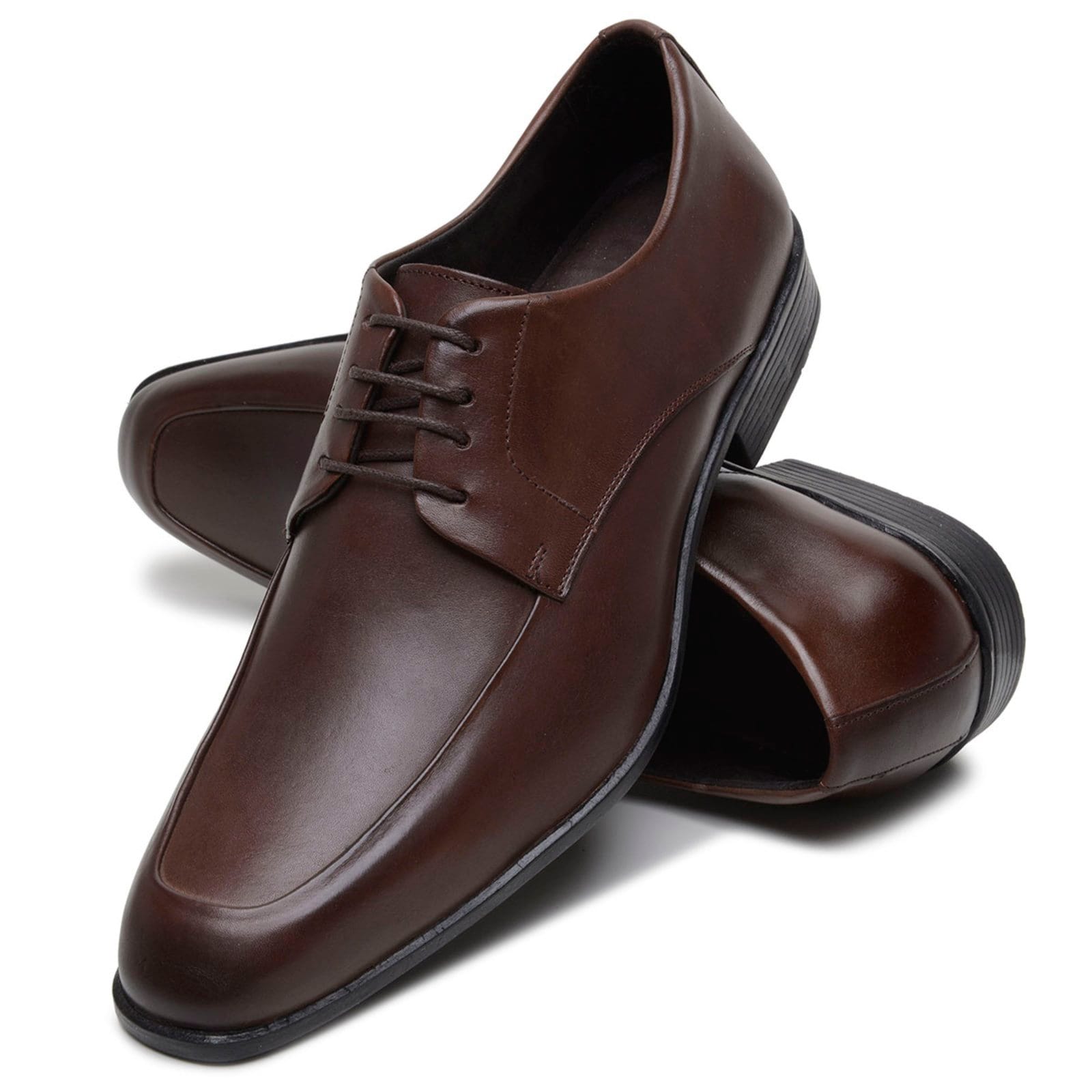 Sapato Masculino Veritimo Social Amarrar Em Couro Mocassim Brogue Conforto