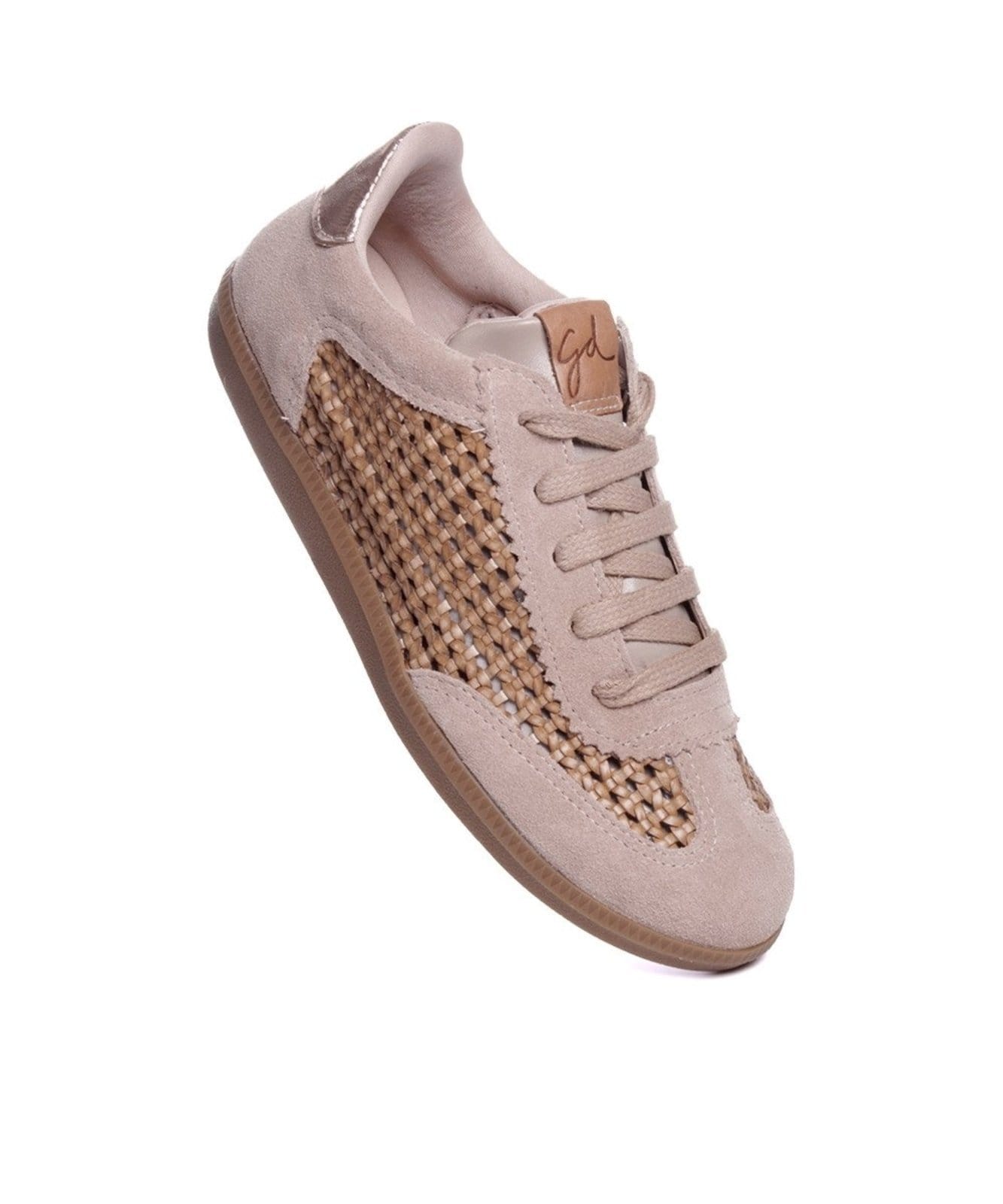 Vista 2 Tênis Feminino Giulia Domna Couro Nude Incolor Pixolé incolor nude