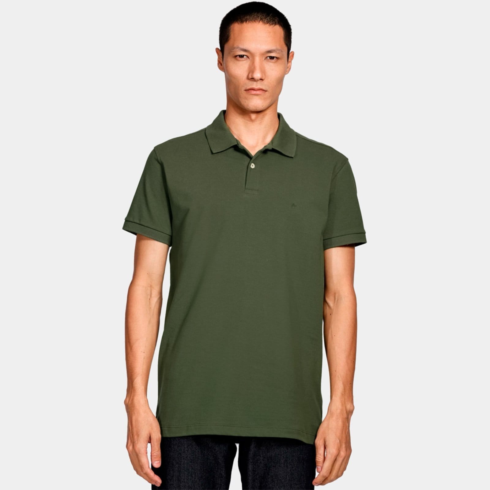 Vista principal Camisa Polo Aramis Basic Piquet Ve26 Militar Masculino Aramis verde