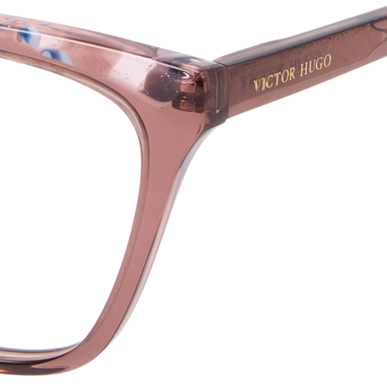 Vista 2 Armação de Óculos Victor Hugo VH1904 06A6 Crystal Victor Hugo marrom