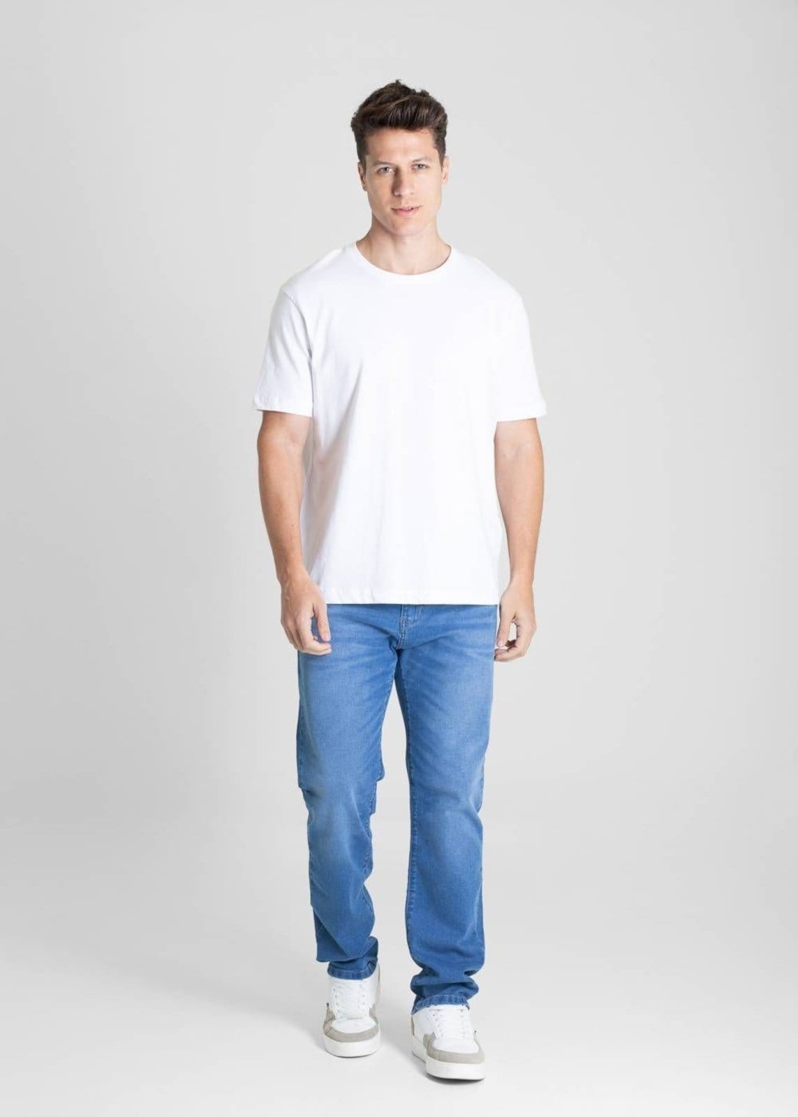 Vista 2 Calça Jeans Sawary Reta - 280715 Sawary azul