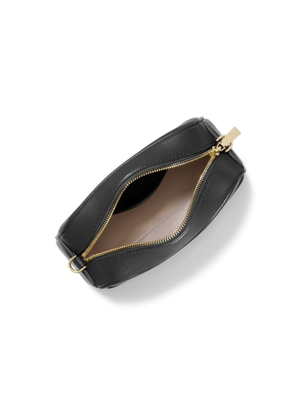 Vista 2 Bolsa Transversal Jet Set Em Couro 32F5GJ6C5L001 Michael Kors preto