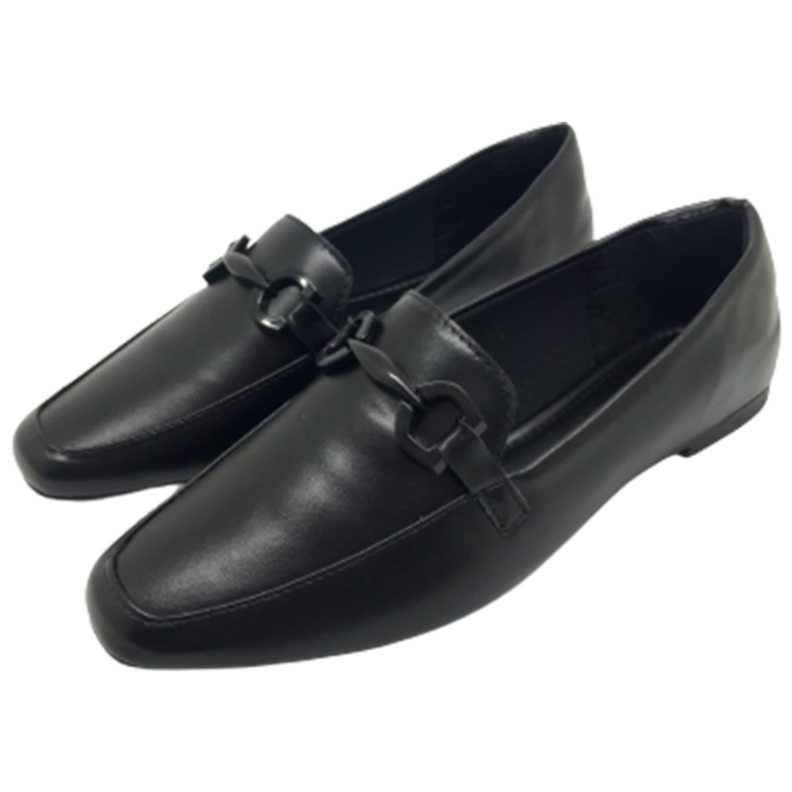 Sapato Feminino Mocassim CM Calçados Confort Bico Quadrado Santorine