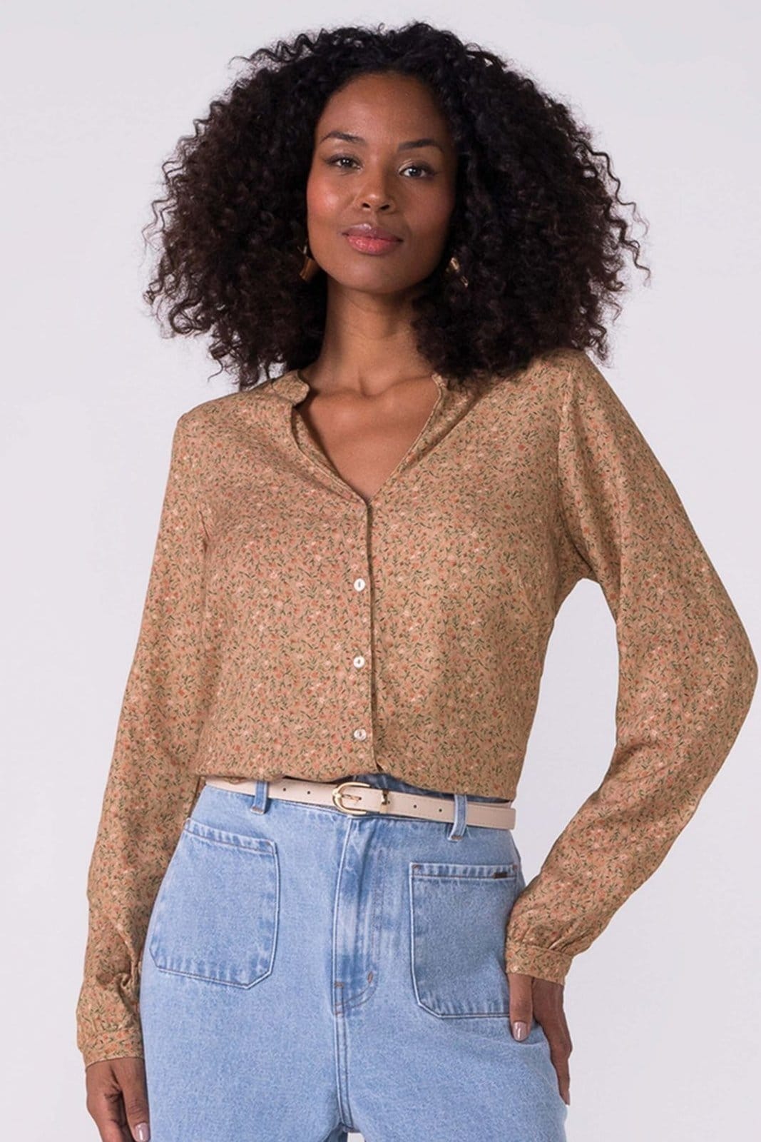 Blusa Feminina Floral Delicada Marialícia