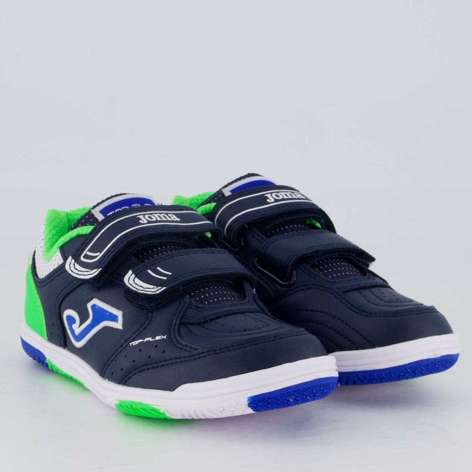 Vista 2 Chuteira Joma Futsal Top Flex Marinho Joma azul marinho