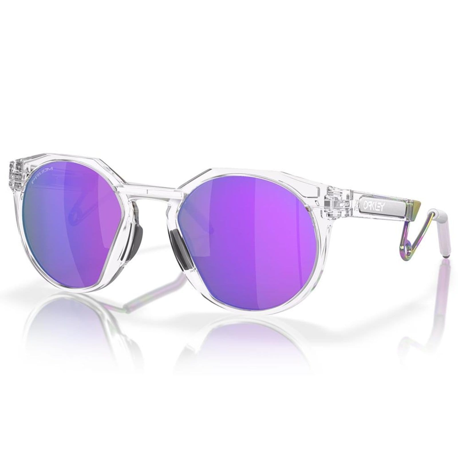 Óculos de Sol Oakley HSTN Metal Matte Clear Prizm Violet