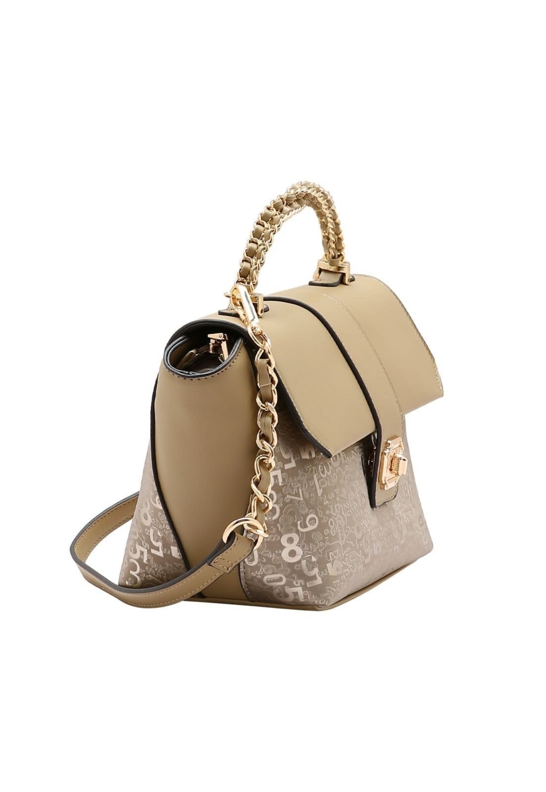 Vista 2 Bolsa Feminina Chenson Deluxe Mão 3485443 Chenson bege