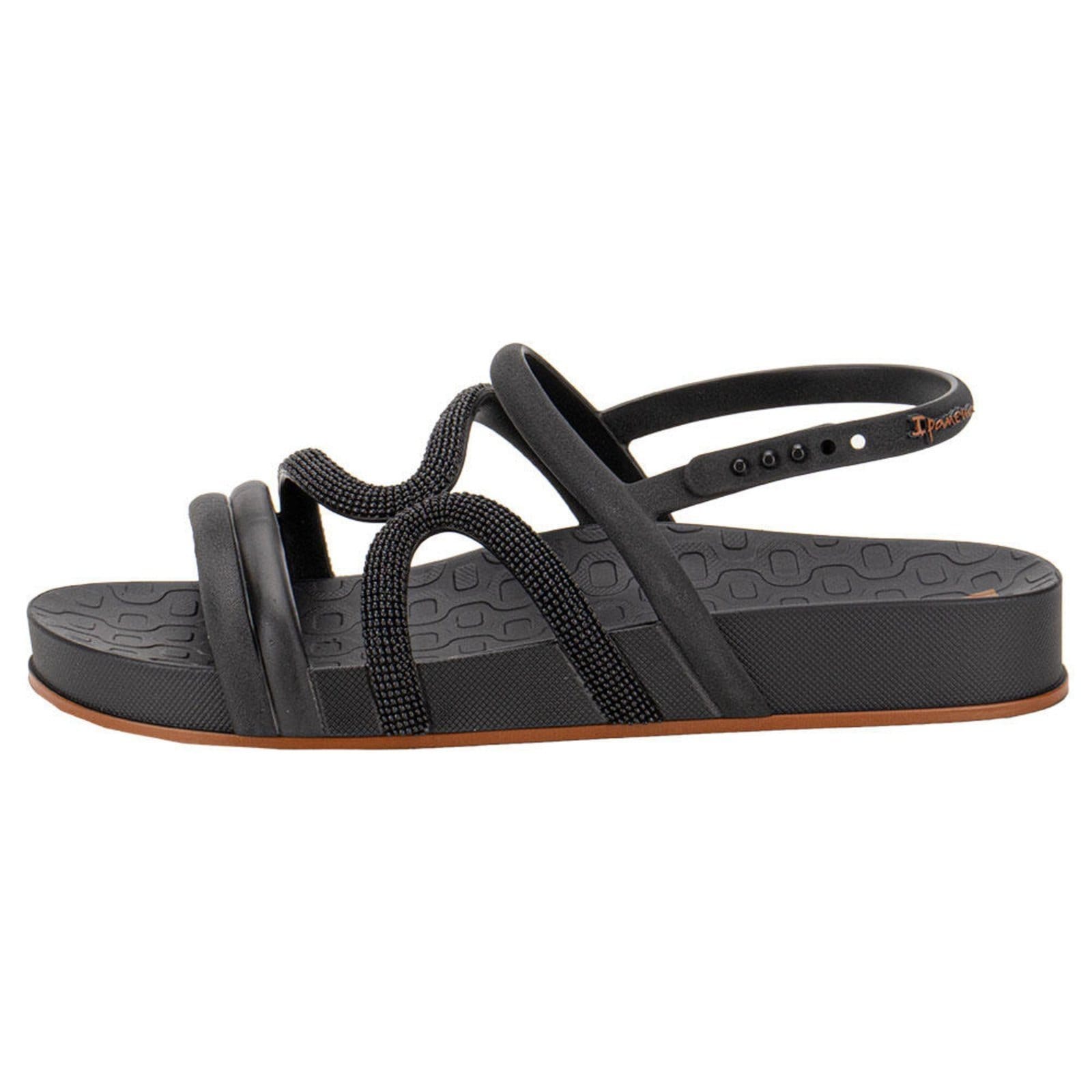 Vista 2 Sandália Feminina Flat Walk Ipanema 27211 3297211 Ipanema preto