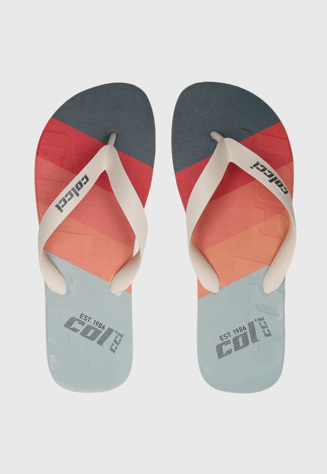 Vista principal Chinelo Colcci De Dedo Logo Off-White Colcci off-white white