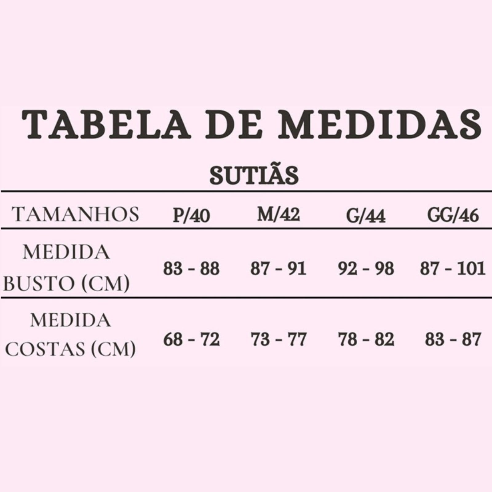 Vista 2 Kit 3 Sutiãs Nadadores Gabi Lingerie Com Bojo Microfibra Alças Reguláveis Fecho Frontal Reforçado Soutien Confortavel Multicoloridos Gabi Lingerie multicolorido