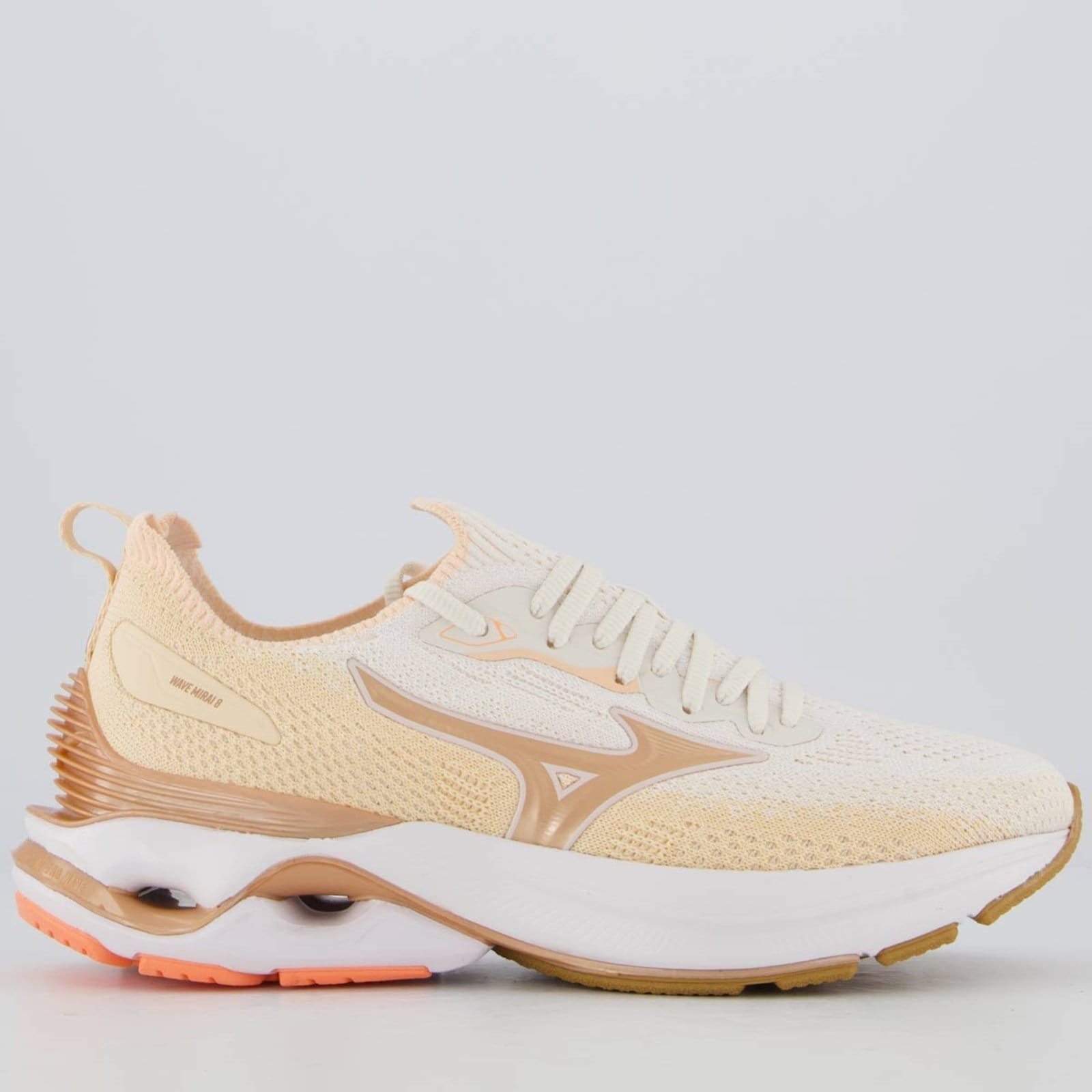 Tênis Mizuno Wave Mirai 8 Feminino Rosê