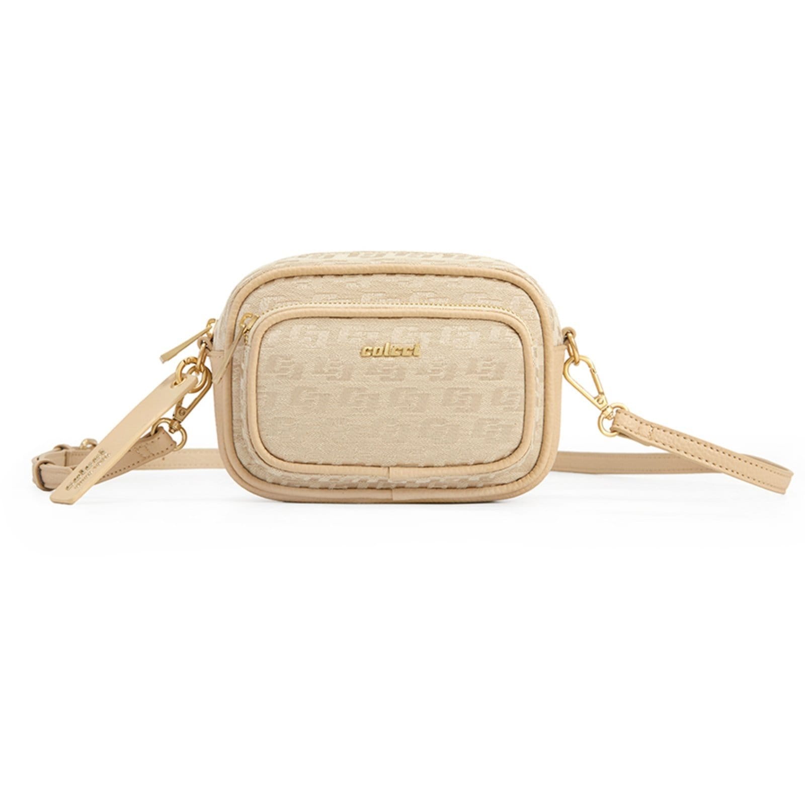 Bolsa Crossbody Colcci Monograma Bag Ou25 Off White Feminino