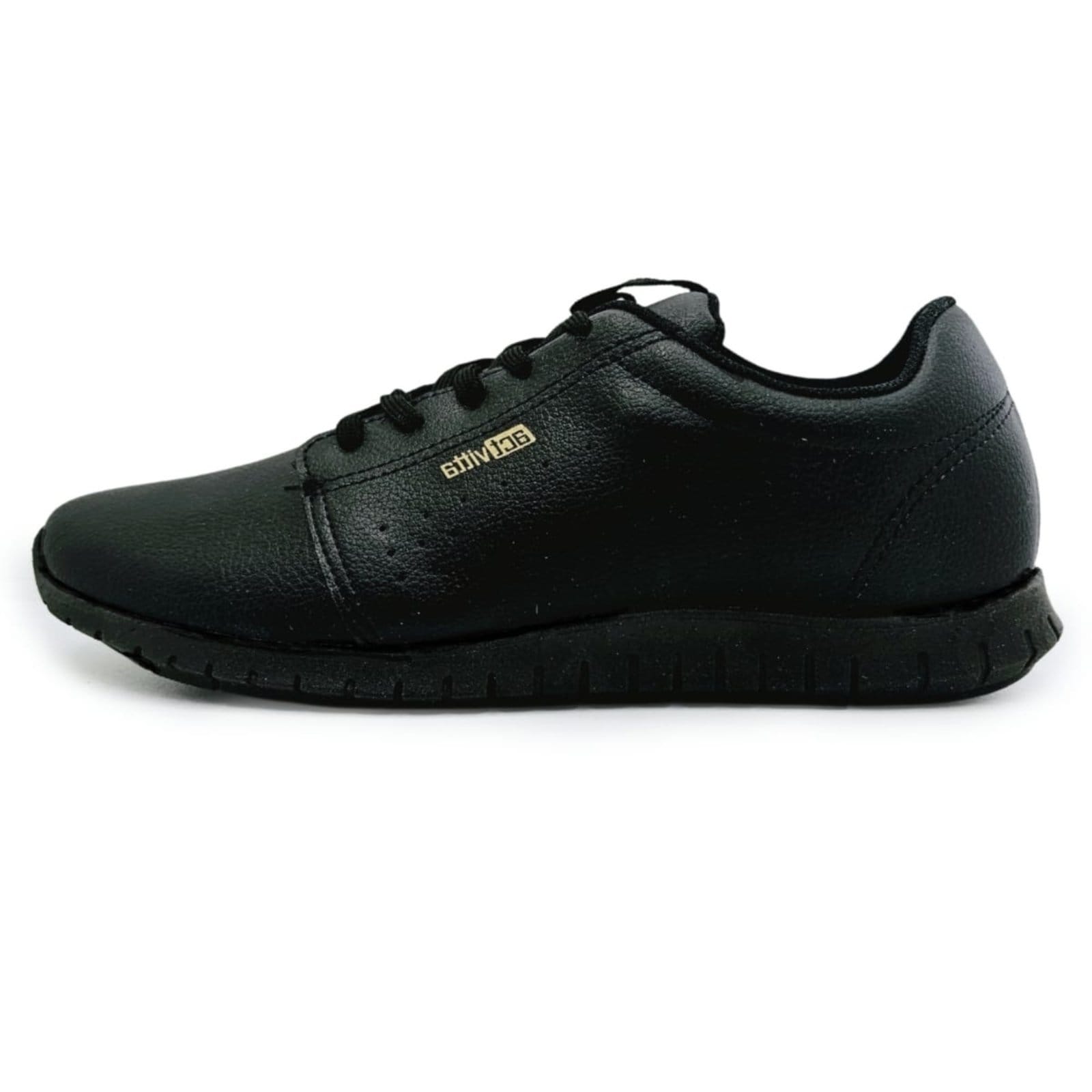 Vista principal Tênis Feminino Actvitta em Napa com Cadarço ACTVITTA preto