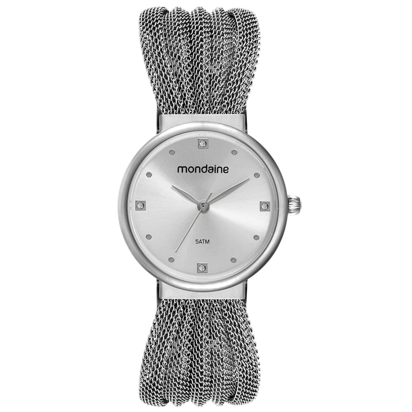 Vista principal Relógio Feminino Mondaine Minimalista Mondaine prata