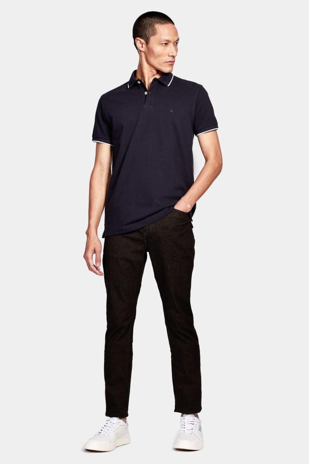 Vista 2 Polo Aramis Básica Marinho Aramis incolor