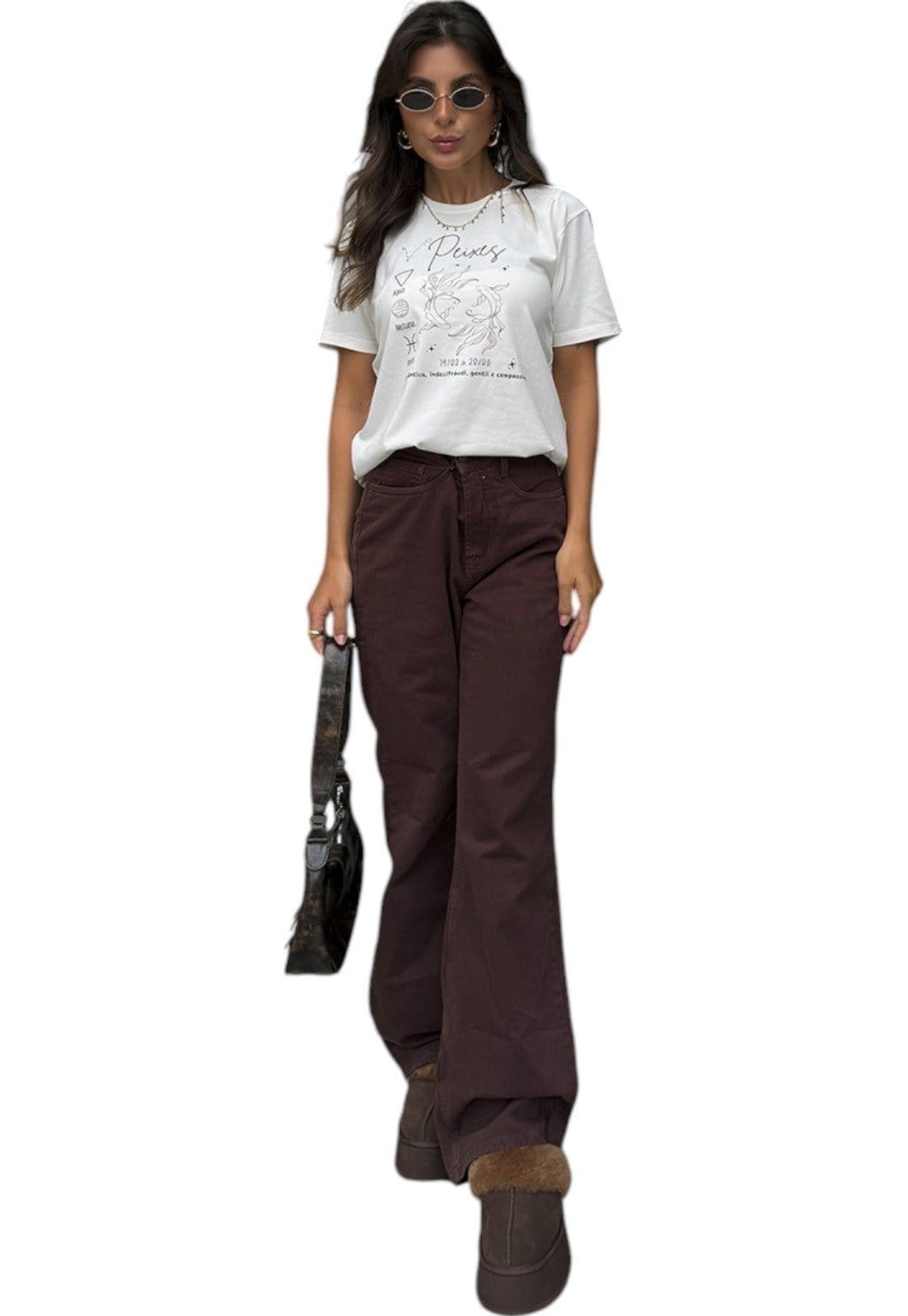 Camiseta Cianitas Off Estampa Signo Peixes - 2