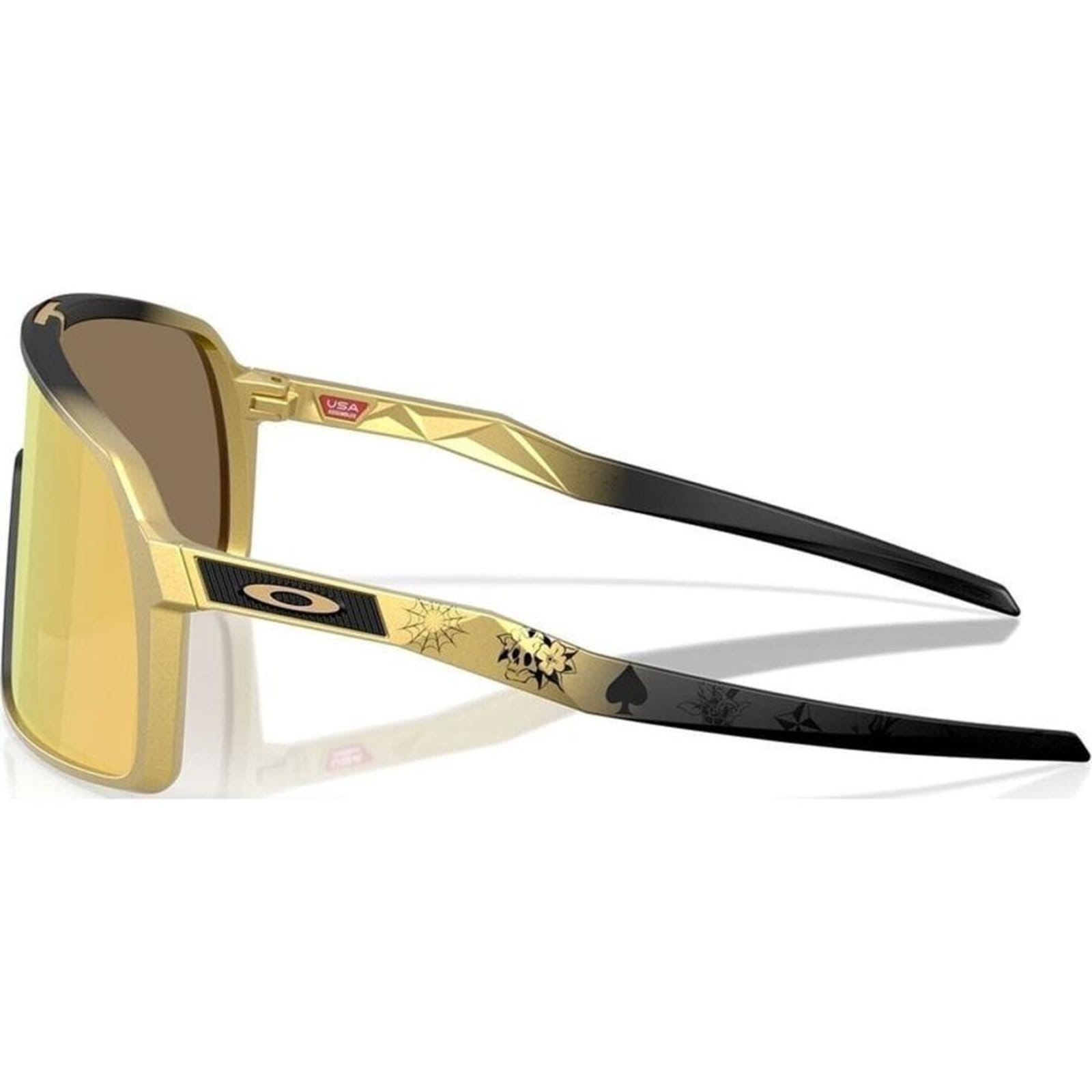 Vista 2 Óculos de Sol Oakley Sutro X Fortnite Midas Prizm 24k Oakley amarelo