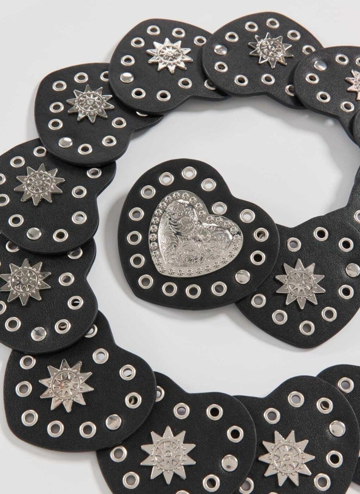 Cinto Largo Boho Coração - 2