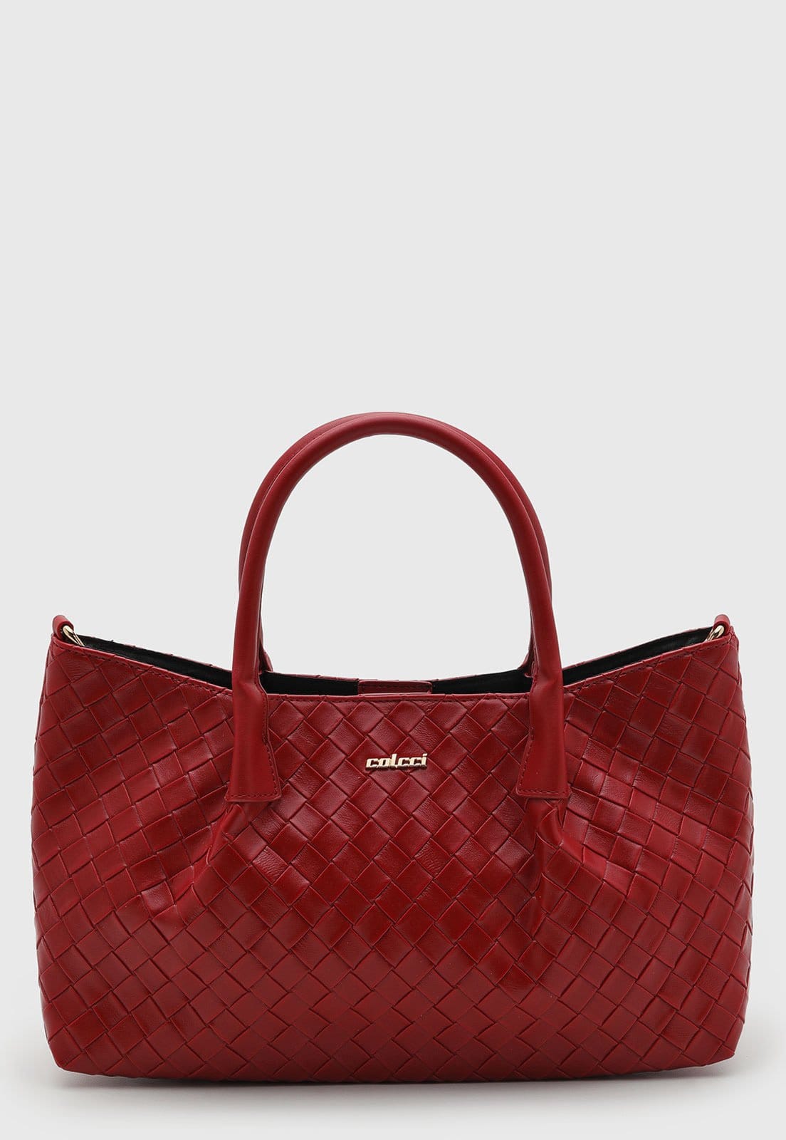 Bolsa Feminina Colcci Grande Texturizada Vermelha