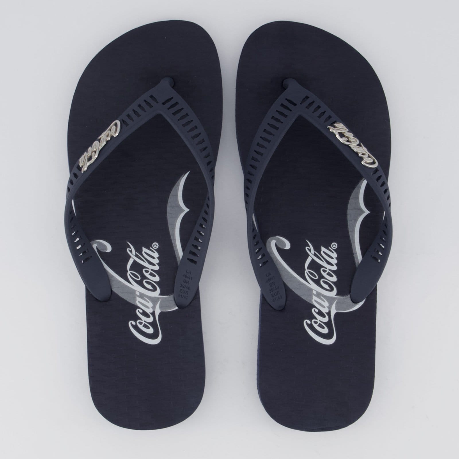 Vista principal Chinelo Coca Cola Energy Marinho Coca-Cola azul marinho