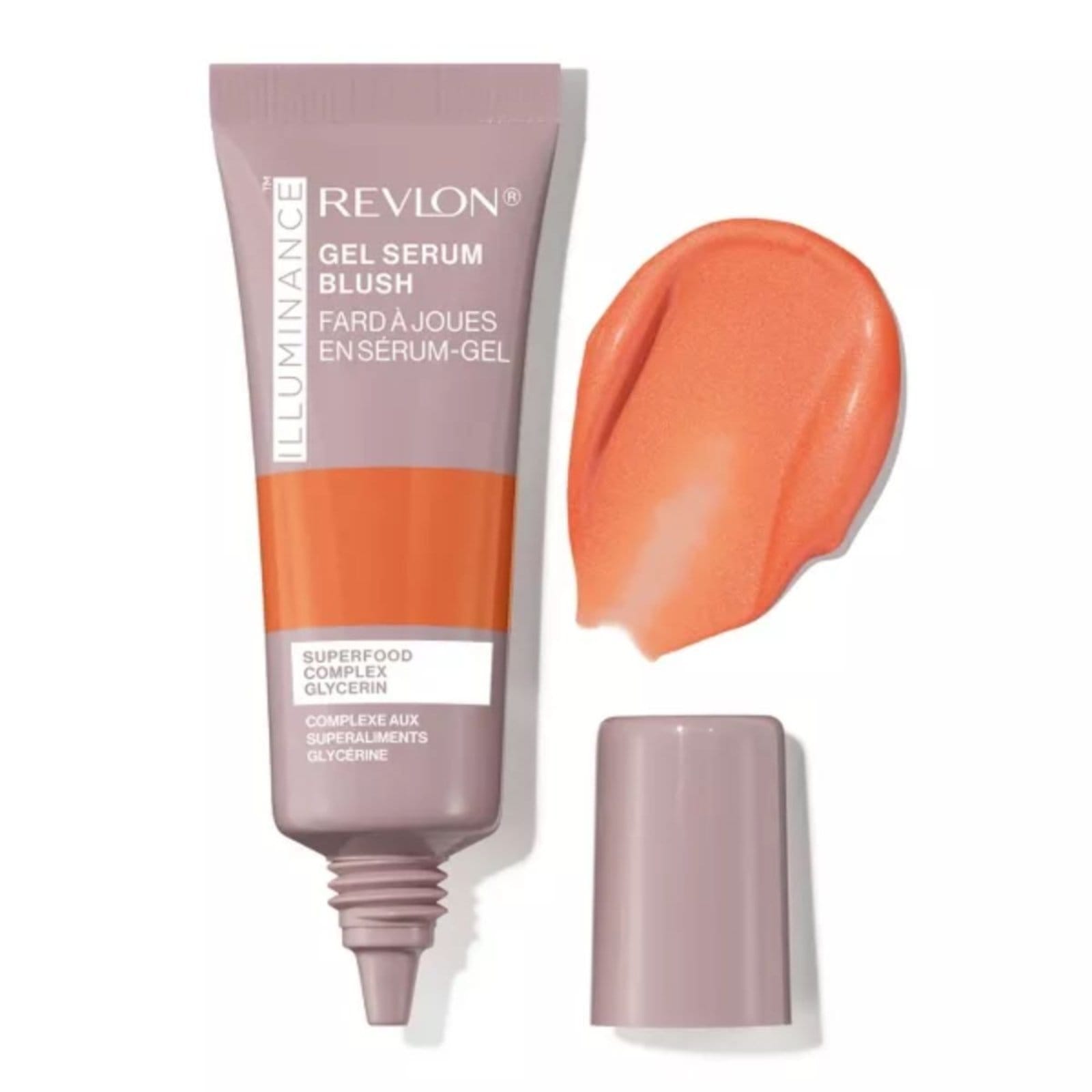 Vista 2 Revlon Illuminance Gel Serum Blush Beaming Coral Revlon unico coral