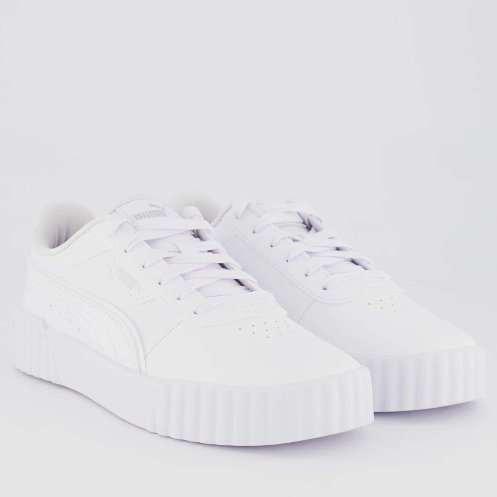 Vista 2 Tênis Puma Carina 3.0 Holo 2.0 Feminino Puma branco
