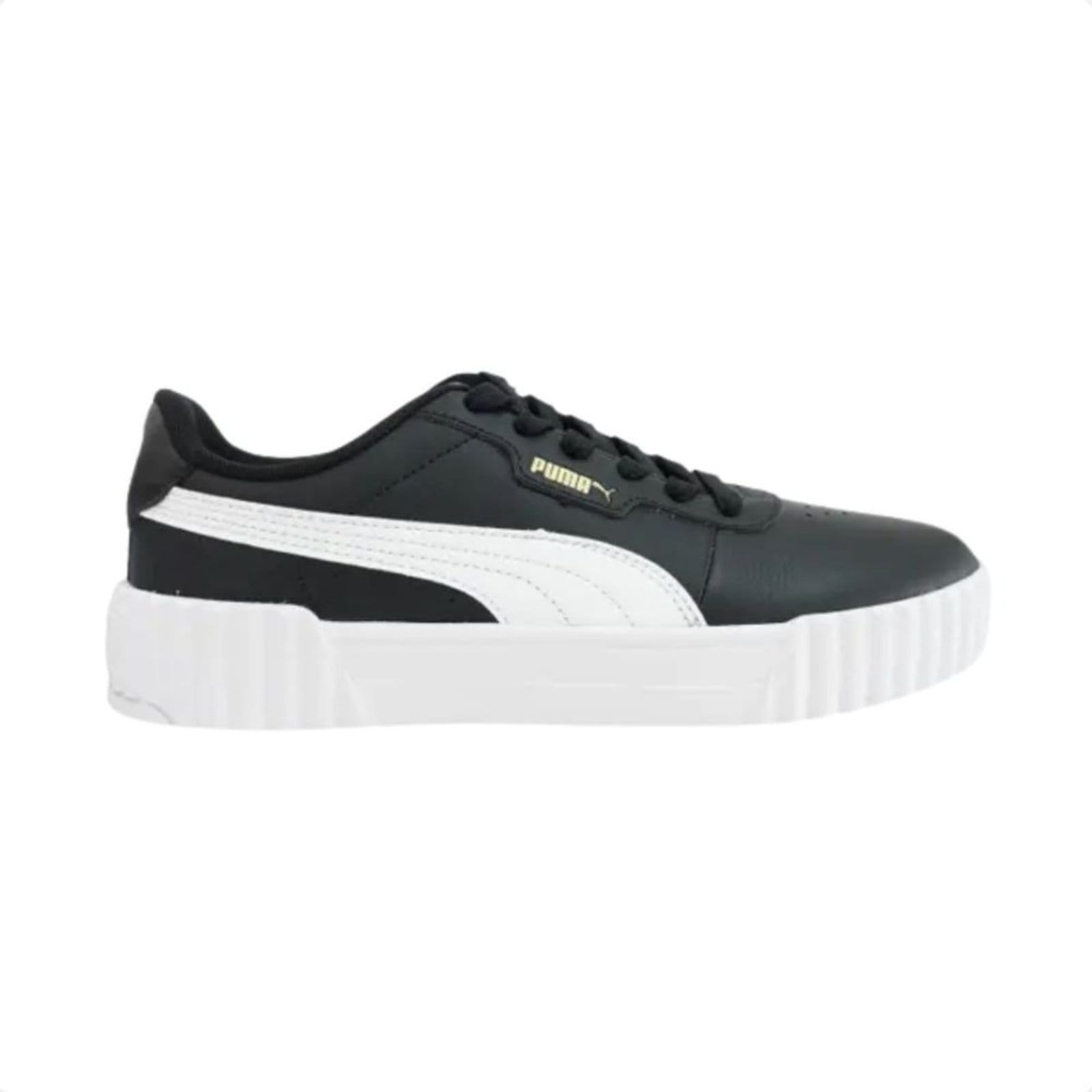 Vista principal Tênis Casual Feminino Puma Carina 3.0 Bdp Puma bege