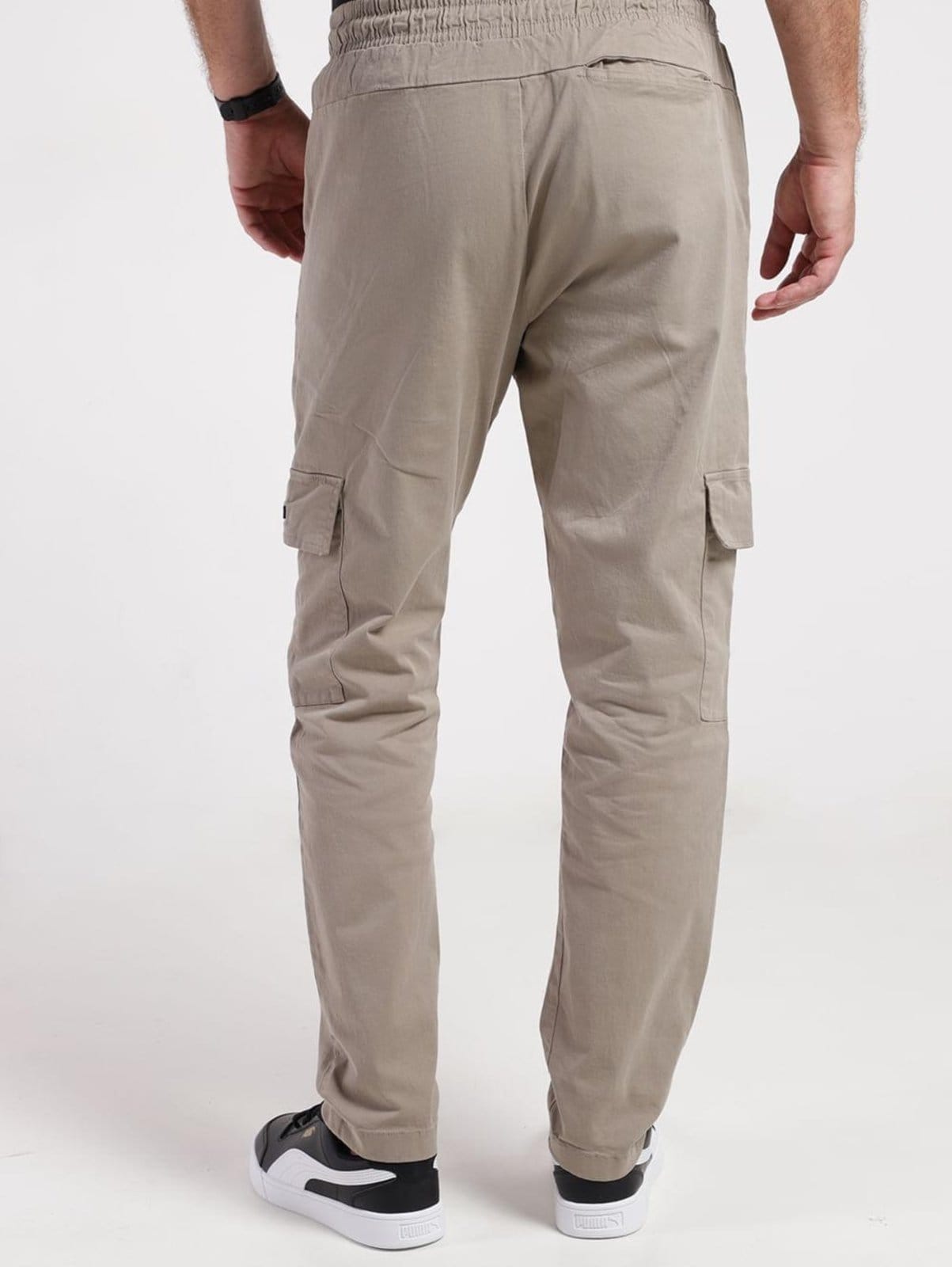 Vista 2 Calça Sarja Reta Elétron Masculina Elétron verde