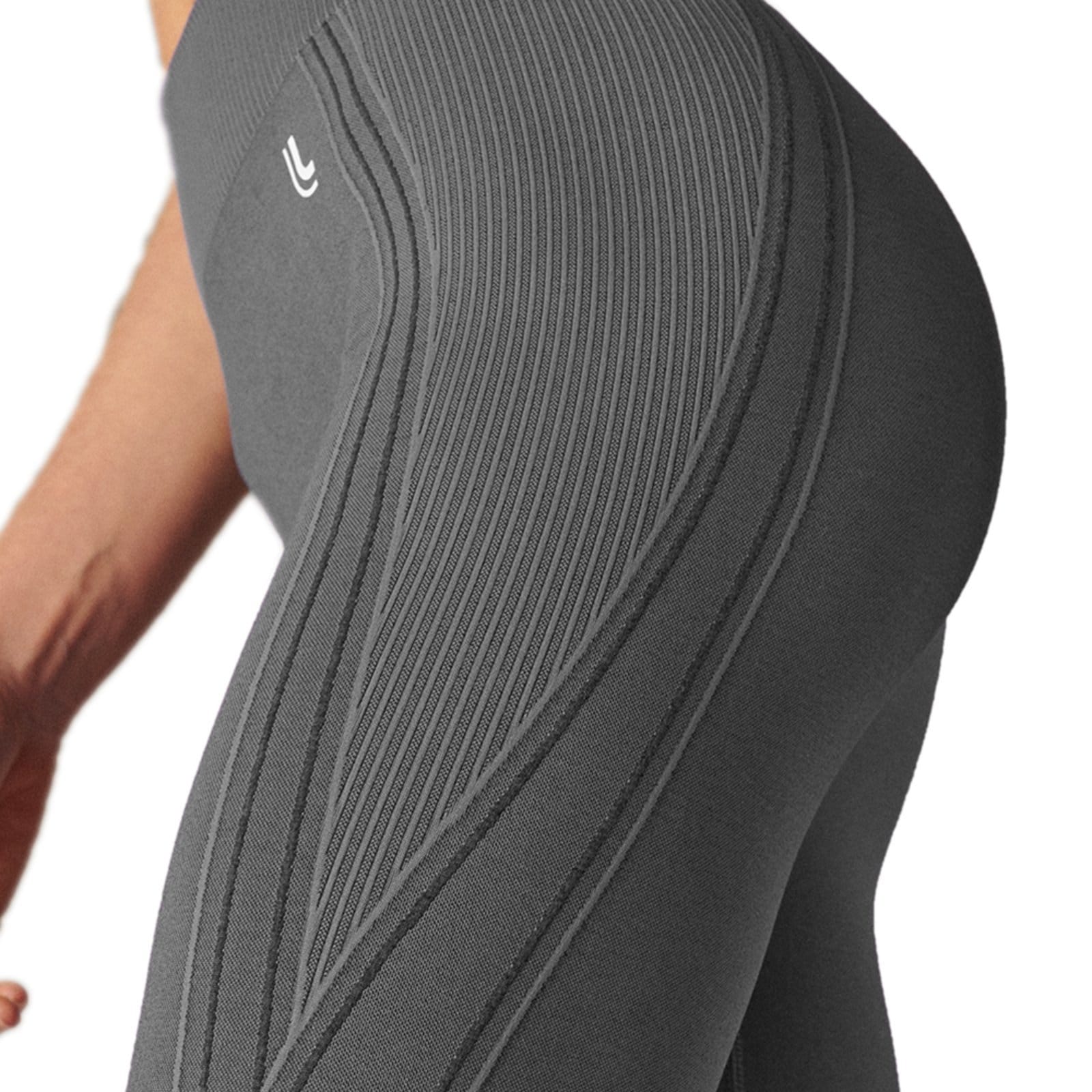 Vista 2 Calça Lupo Fitness Legging Max ConfortFit 71053 GRAFITE Lupo cinza