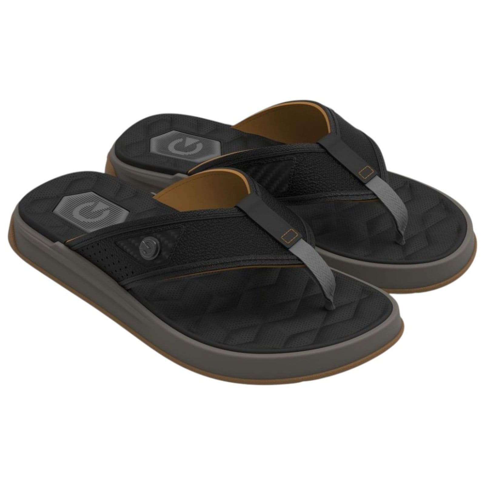 Vista 2 Chinelo Masculino Cartago Napoles 4 Grendene 12339 Grendene cinza